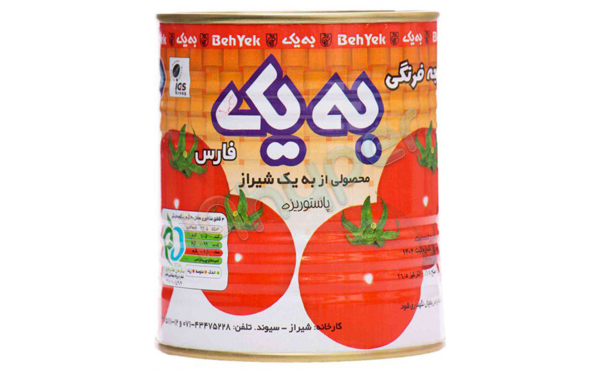 رب گوجه فرنگی به یک 800 گرم