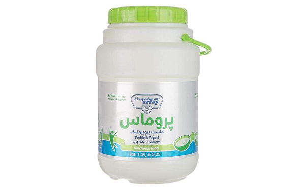 ماست پروماس پروبیوتیک کم چرب پگاه مقدار  2200 گرم