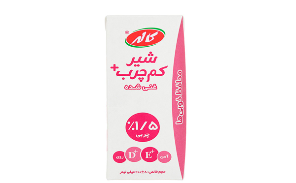 شیر کم چرب کاله 200 سی سی