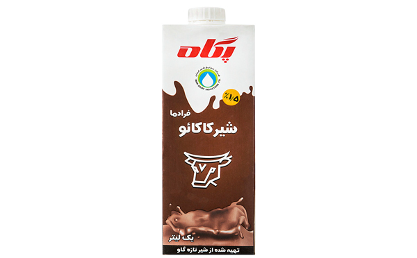 شیر کاکائو 1 لیتری پگاه 1.5 درصد