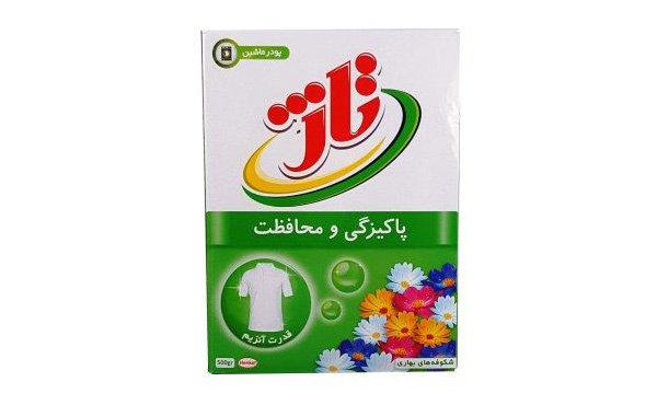 پودر ماشین لباسشویی شکوفه های بهاری تاژ 500 گرمی
