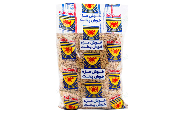 عدس سبز درشت 900 گرمی زیست غذا