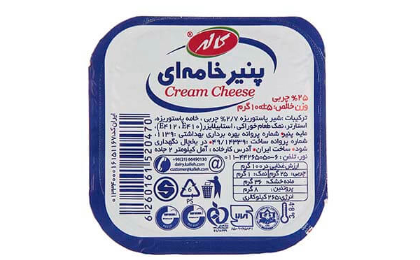 پنیر خامه ای کاله 100 گرمی